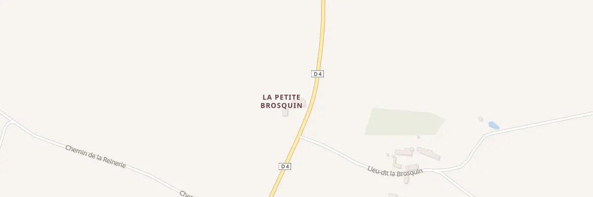 Plan du 1 La Petite Brosquin à Monthodon