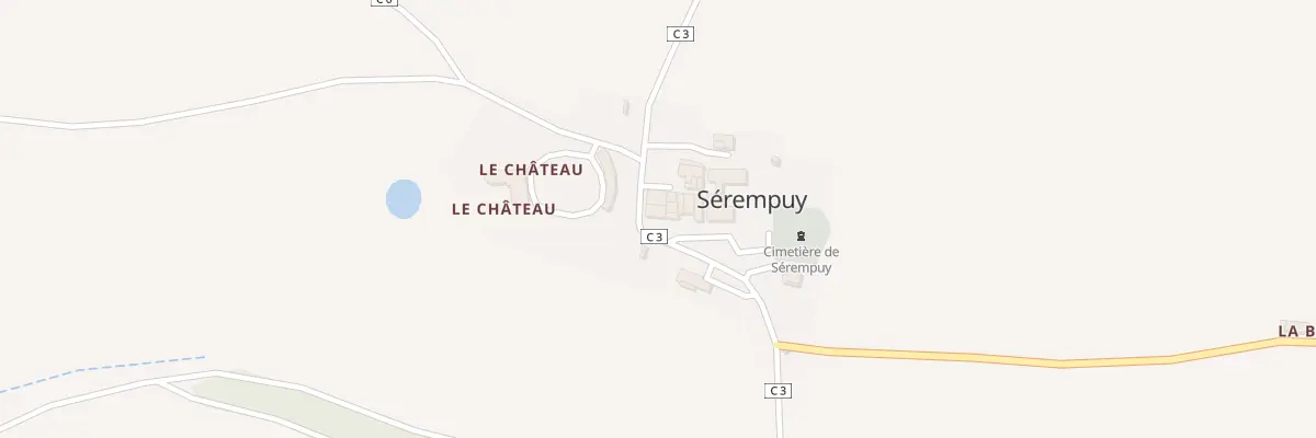 Plan du 5023 Au Village à Sérempuy