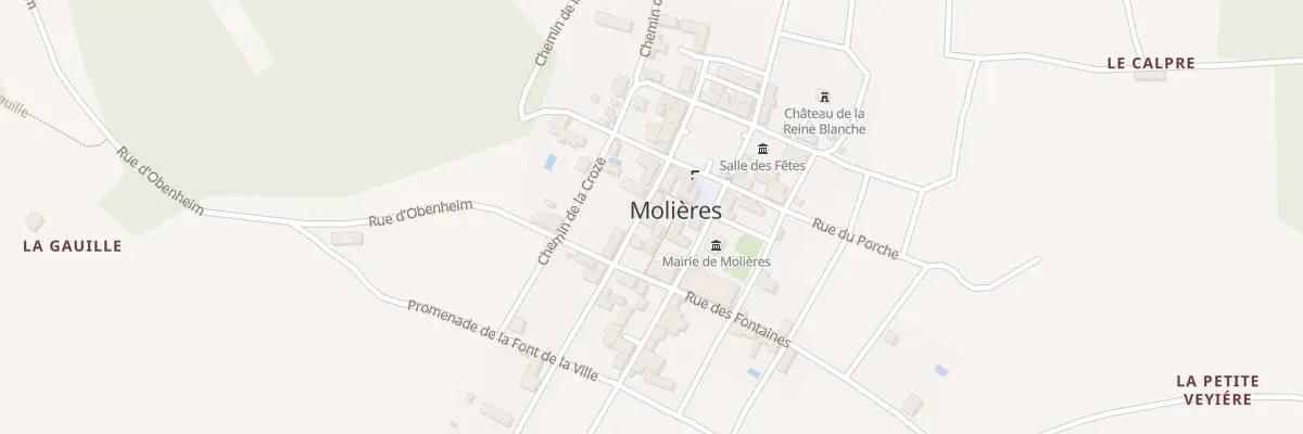 Plan du 59 Le Bourg à Molières