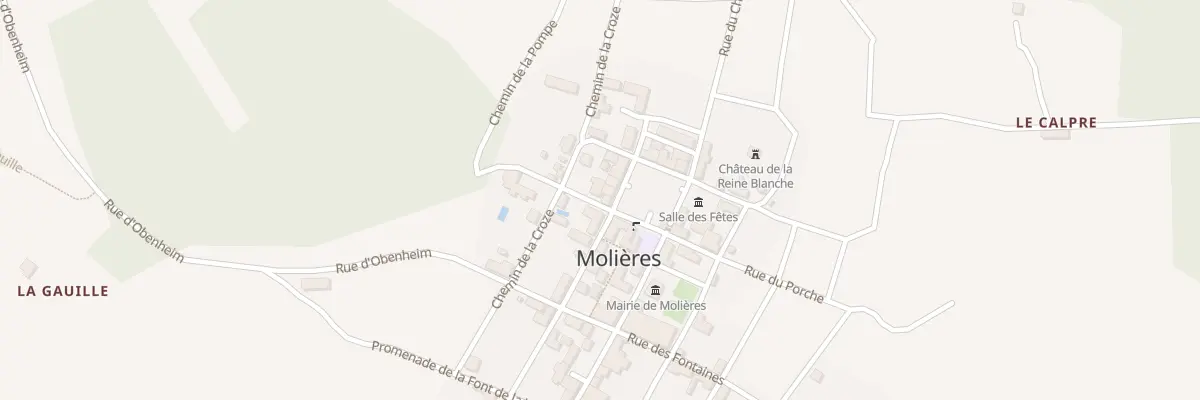 Plan du 52 Le Bourg à Molières