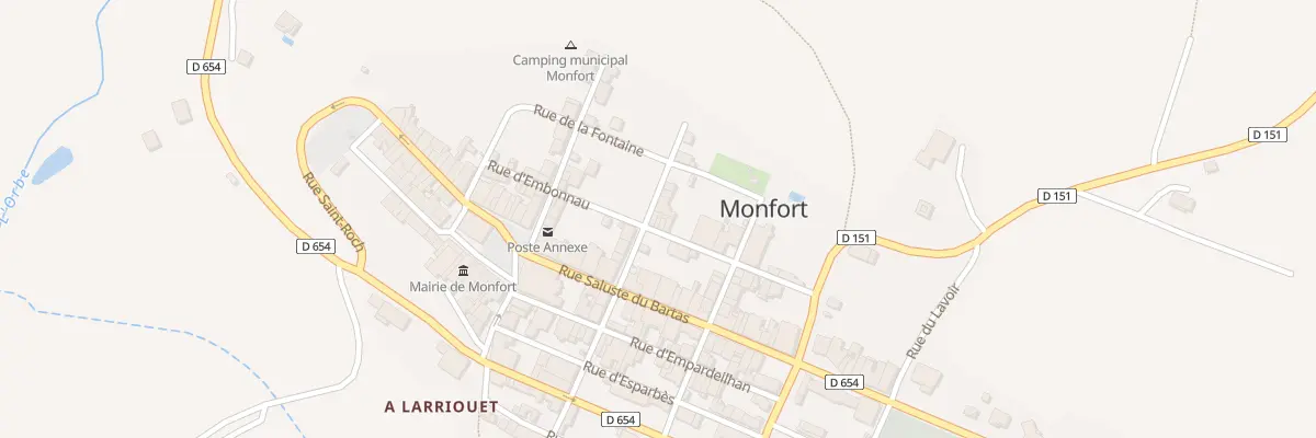 Plan du 4 Rue de Maouhourat à Monfort