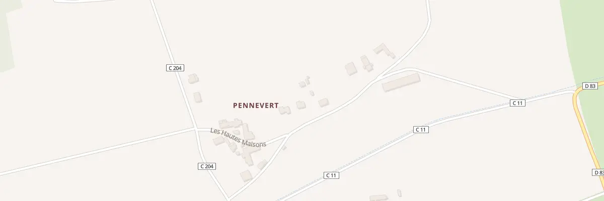 Plan du 14 Pennevert à Tauxigny-Saint-Bauld