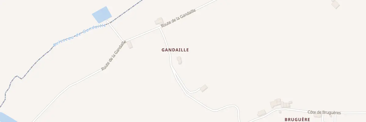 Plan du 5000 Gandaille à Tayrac