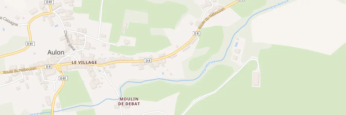 Plan du 76 Le Village à Aulon