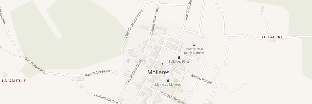 Plan du 50 Le Bourg à Molières
