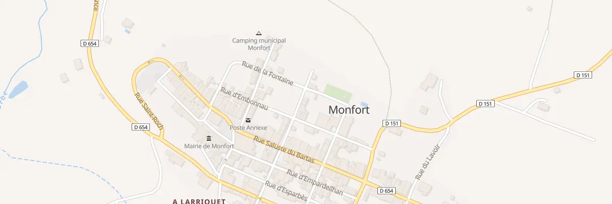 Plan du 8 Rue de Maouhourat à Monfort