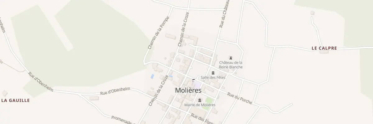 Plan du 49 Le Bourg à Molières