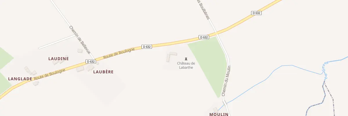 Plan du 5109 Chateau de Labarthe à Sabaillan