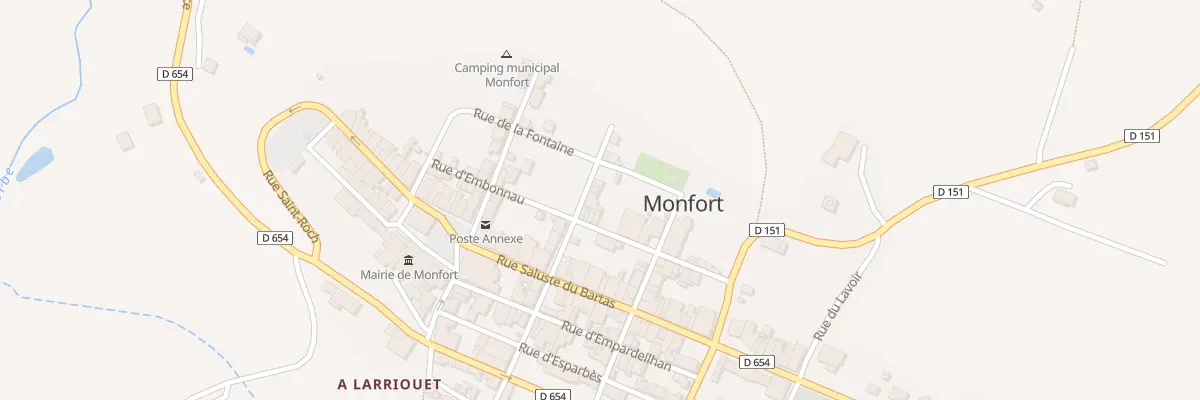Plan du 6 Rue de Maouhourat à Monfort
