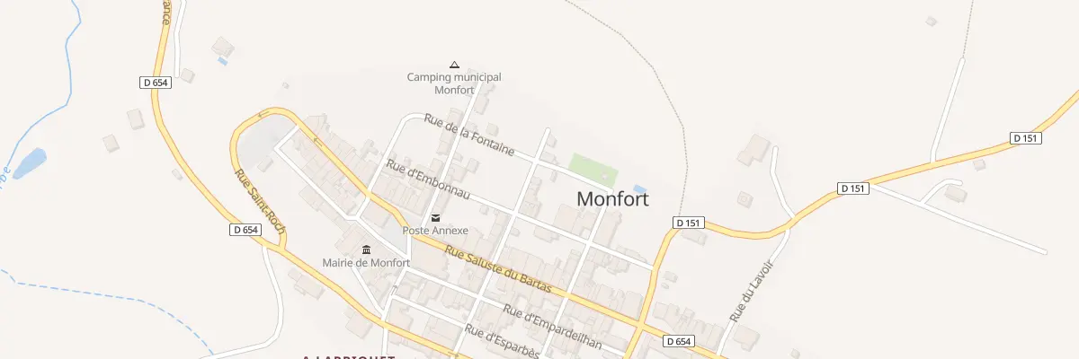 Plan du 10 Rue de Maouhourat à Monfort