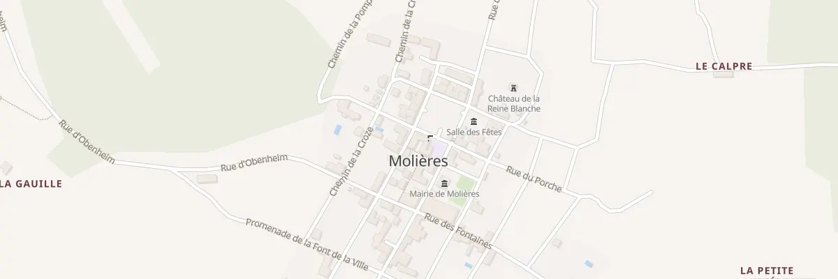 Plan du 57 Le Bourg à Molières