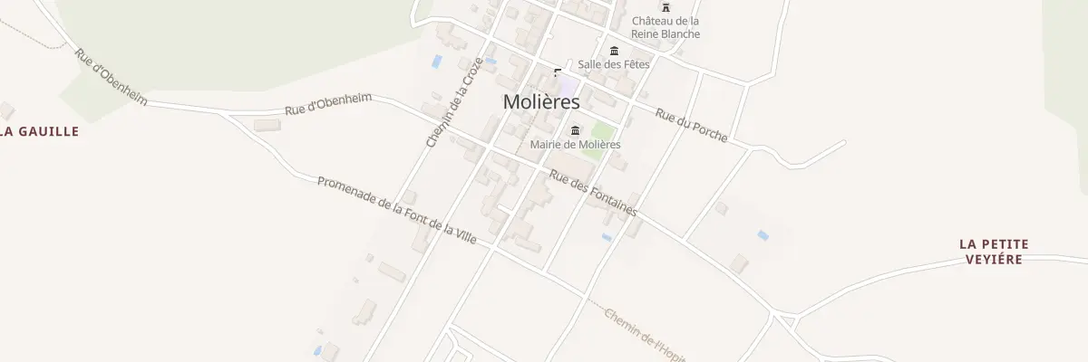 Plan du 29 Le Bourg à Molières