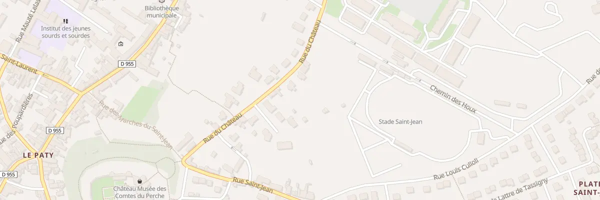 Plan du 36 Rue du Château à Nogent-le-Rotrou