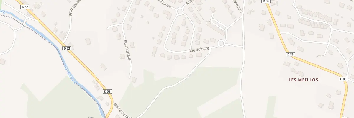 Plan du 14 Rue Voltaire à Saillat-sur-Vienne