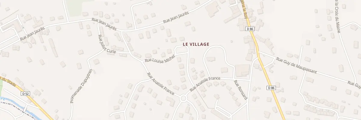 Plan du 4 Rue Louise Michel à Saillat-sur-Vienne