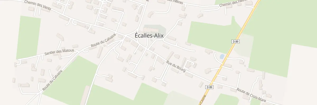 Plan du 2 Voie Saint Martin à Écalles-Alix