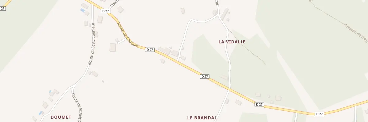 Plan du 19 La Vidalie à Molières