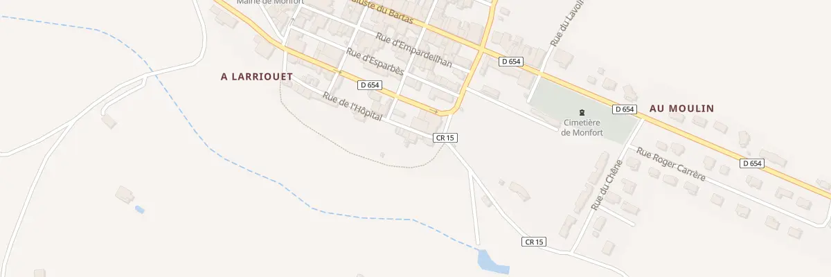Plan du 16 Rue de l’Hôpital à Monfort
