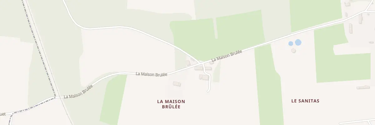 Plan du 2 La Maison Brulee à Cormery