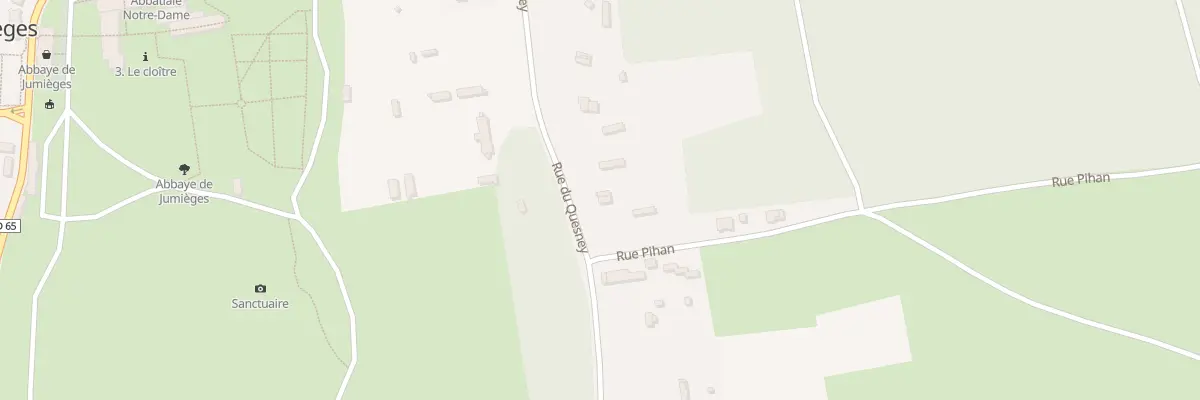Plan du 838 Rue du Quesney à Jumièges
