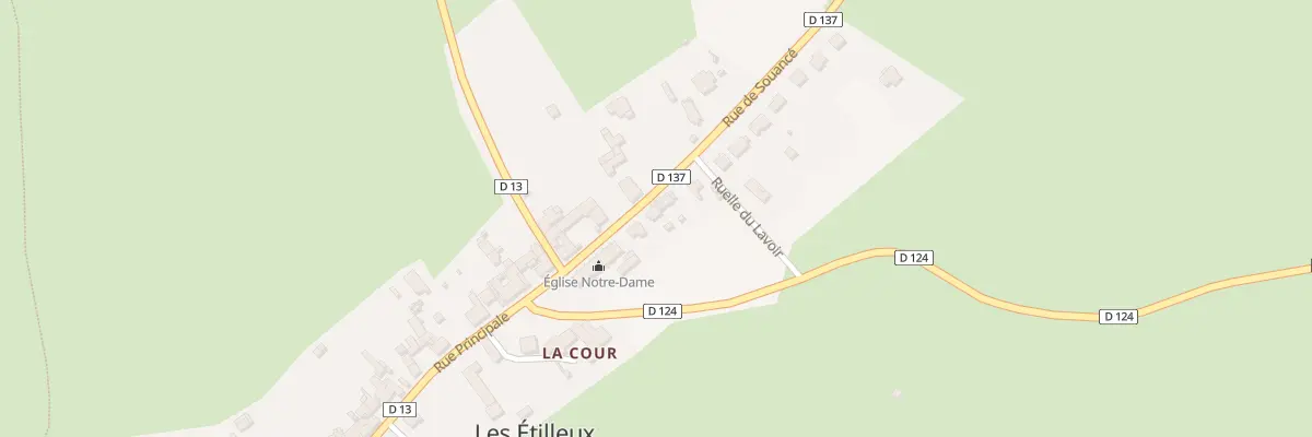 Plan du 17 Rue de Souancé aux Étilleux