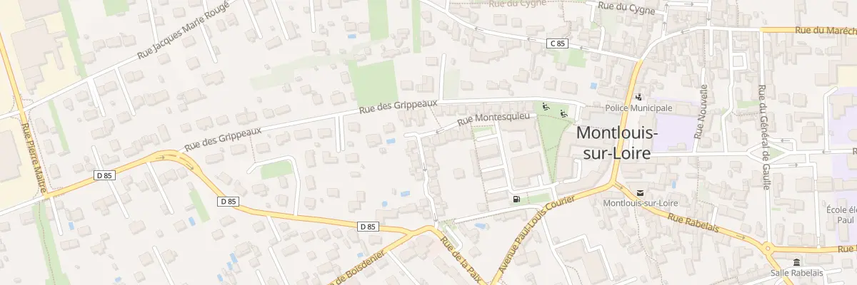 Plan du 16 Rue Montesquieu à Montlouis-sur-Loire