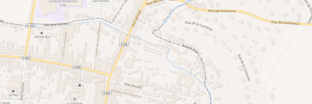 Plan du 8 Rue de Ruet à Nogent-le-Rotrou