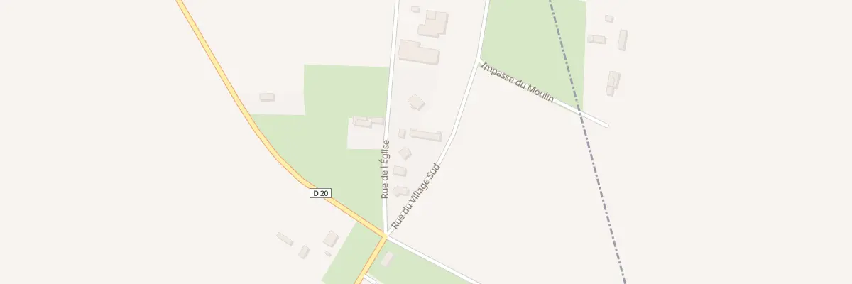 Plan du 113 Rue du Village Sud à Carville-la-Folletière