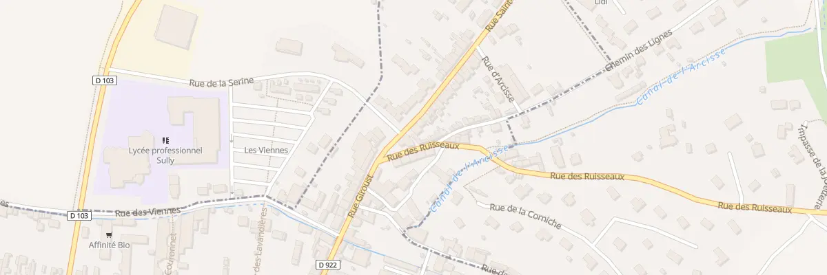 Plan du 5 Rue des Ruisseaux à Nogent-le-Rotrou