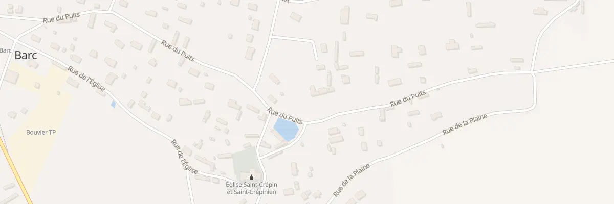 Plan du 33 Rue du Puits à Barc