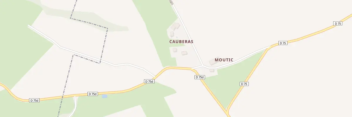 Plan du 2 Vc des Berdots à Peyrouzet