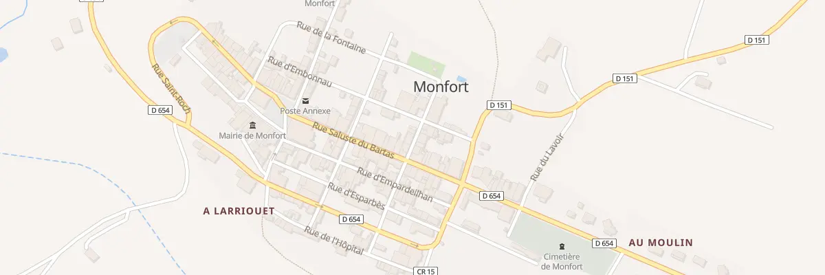 Plan du 5 Rue Despons à Monfort