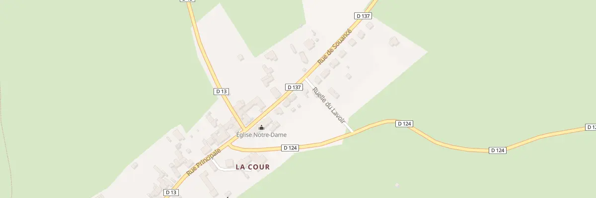 Plan du 15 Rue de Souancé aux Étilleux