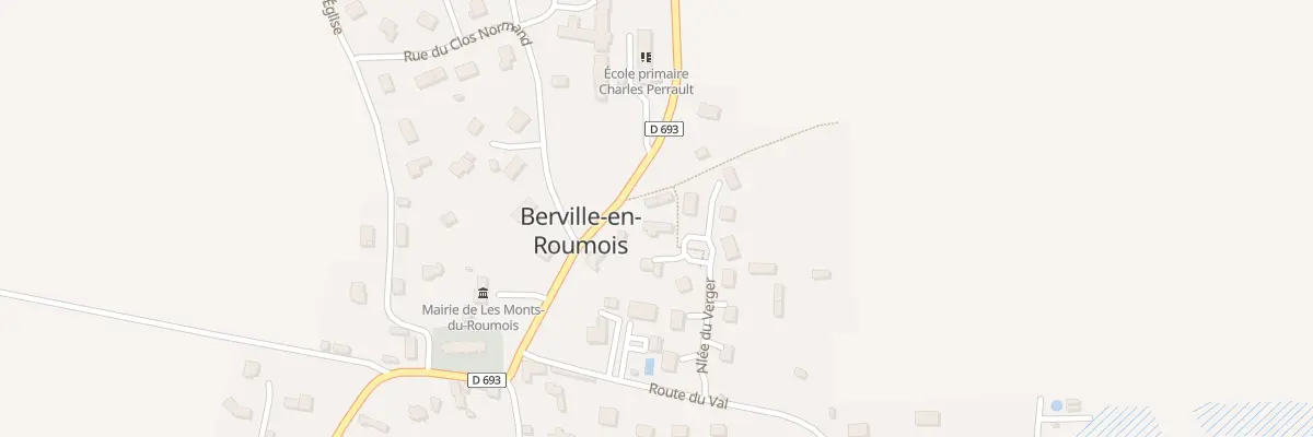 Plan du 50 Rue des Ecoles aux Monts du Roumois