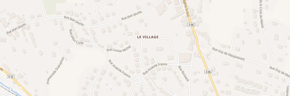 Plan du 9 Rue Louise Michel à Saillat-sur-Vienne