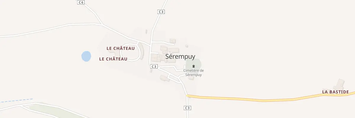 Plan du 7 Rue de l’Église à Sérempuy