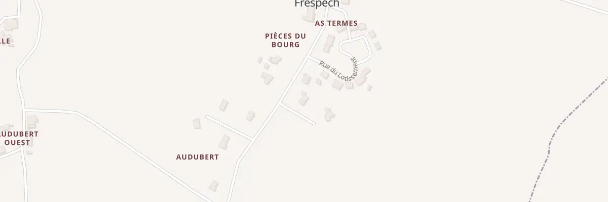 Plan du 5173 As Termes à Frespech