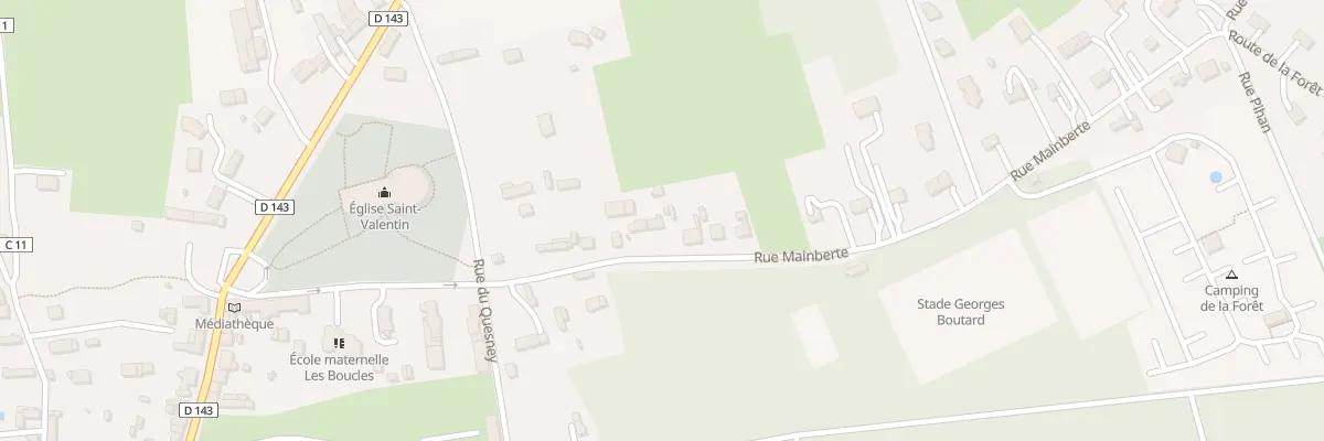 Plan du 321 Rue Mainberte à Jumièges