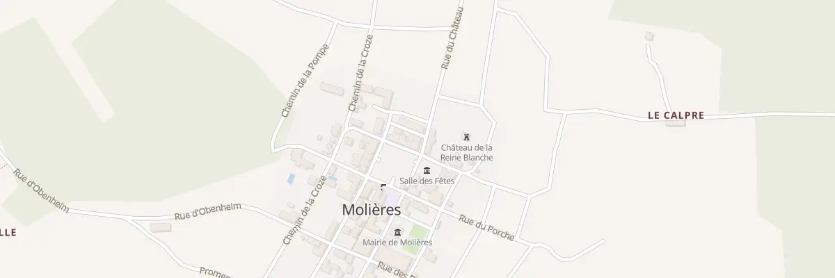 Plan du 44A Le Bourg à Molières