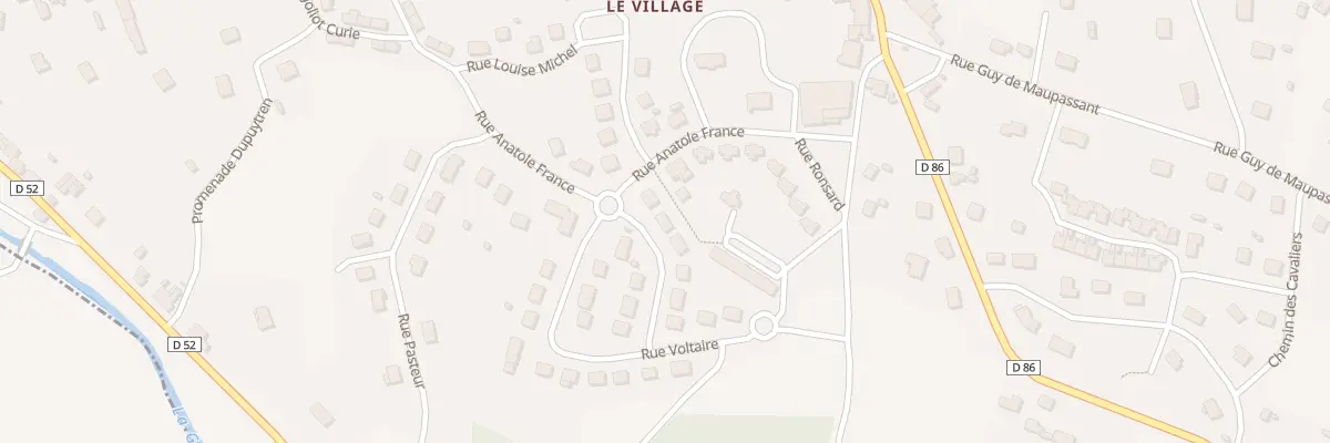 Plan du 3 Rue Jean Jacques Rousseau à Saillat-sur-Vienne