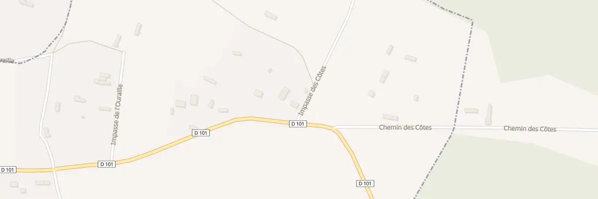 Plan du 39 Imp des Côtes à Honguemare-Guenouville