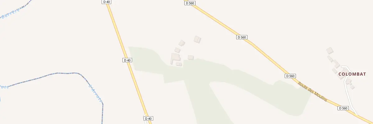 Plan du 231 Rte de la Vallée à Estramiac