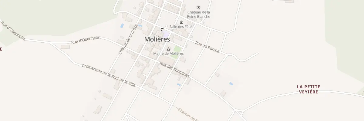 Plan du 37A Le Bourg à Molières