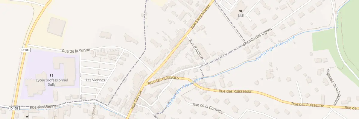 Plan du 11T Rue Saint-martin à Nogent-le-Rotrou