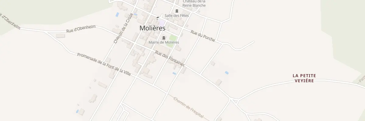 Plan du 35C Le Bourg à Molières