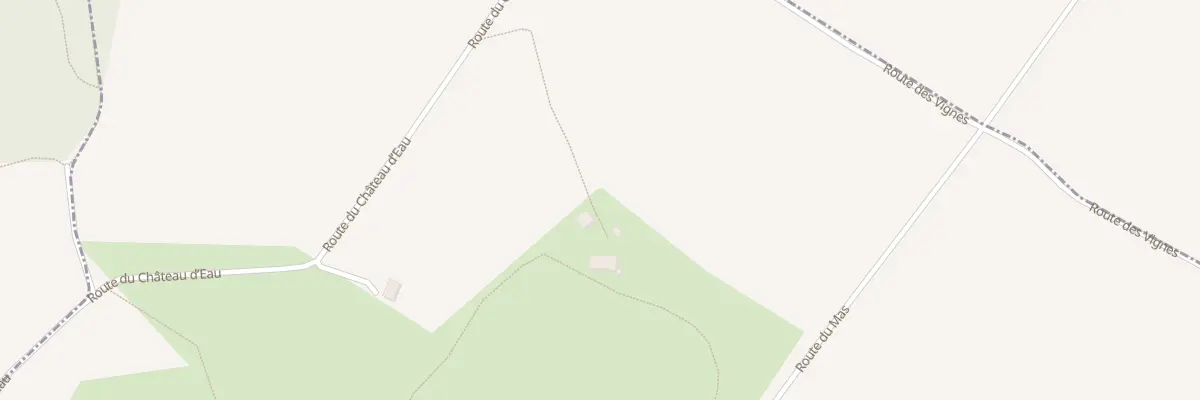 Plan du 3060 Rte du Château d’eau à Auradou
