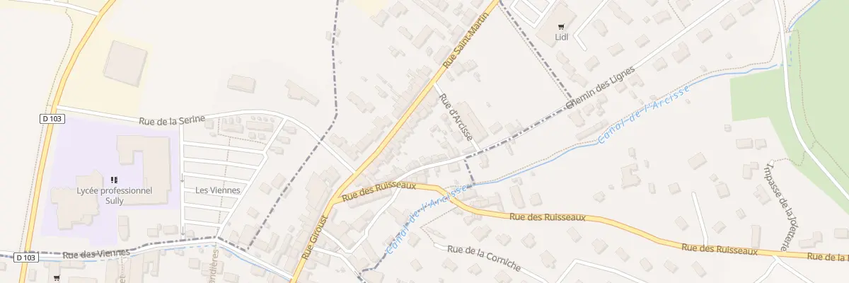 Plan du 11B Rue Saint-martin à Nogent-le-Rotrou