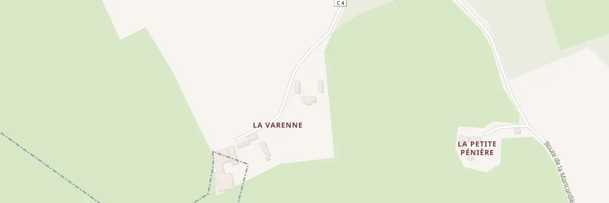 Plan du 1 La Varenne à Saint-Bomer