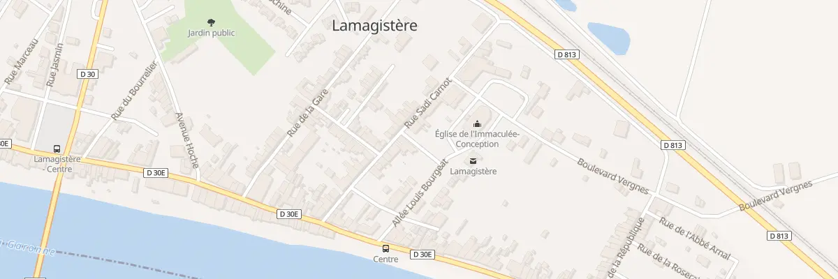 Plan du 22 Rue Sadi Carnot à Lamagistère