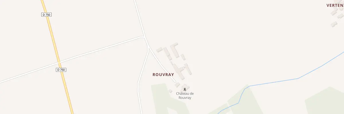 Plan du 210 Chateau de Rouvray à Chambon